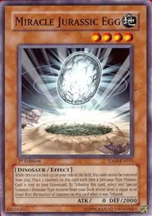Miracle Jurassic Egg - Common - Yu-Gi-Oh King Gaming