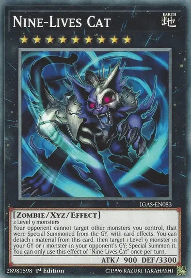 Nine-Lives Cat - Common - Yu-Gi-Oh King Gaming