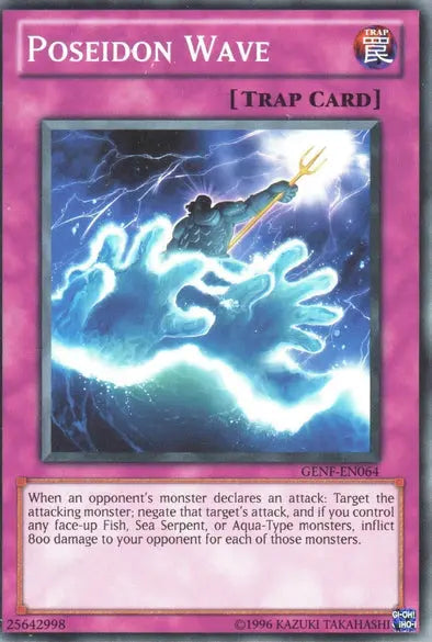 Poseidon Wave - Common - Yu-Gi-Oh King Gaming