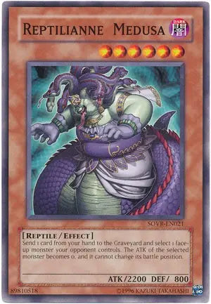 Reptilianne Medusa - Common - Yu-Gi-Oh King Gaming