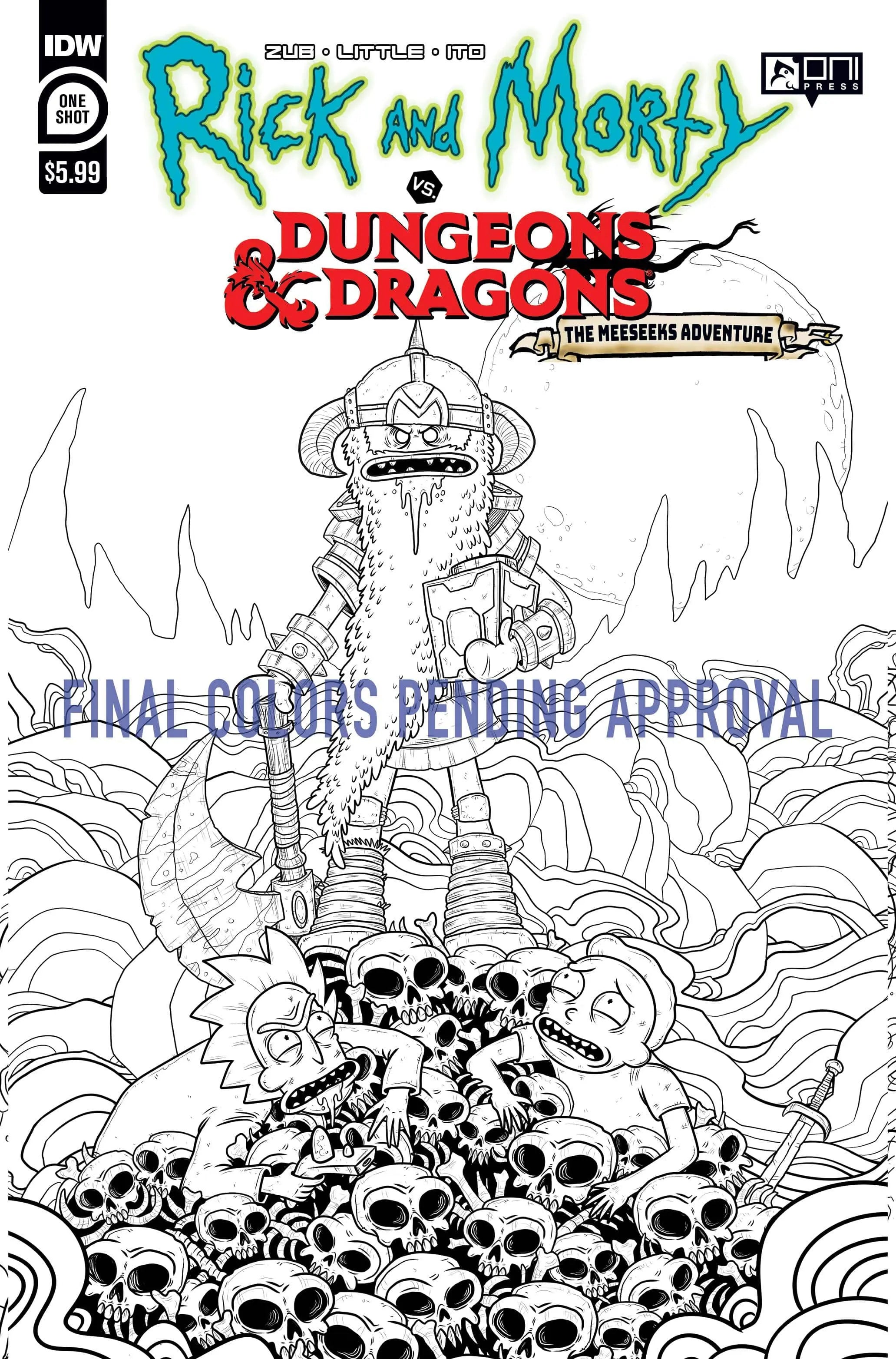 Rick & Morty vs Dungeons & Dragons Meeseeks CVR A King Gaming