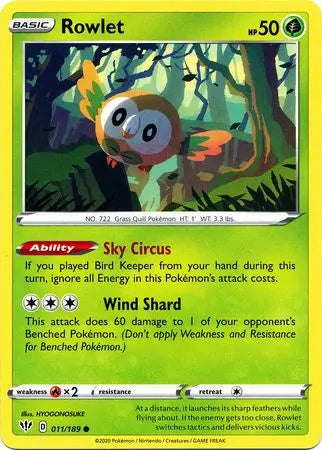 Rowlet 11/189 - Common King Gaming