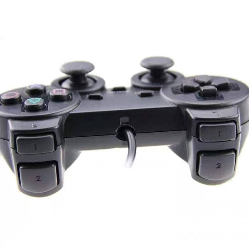 For Sony PS2 Game Controller Dual Vibration Digital Joypad Wired Connection Anti-slip Gamepad For Playstation 2 Gaming Console King Gaming