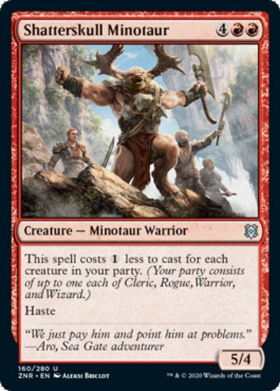 Shatterskull Minotaur #160 - U - Magic TCG King Gaming