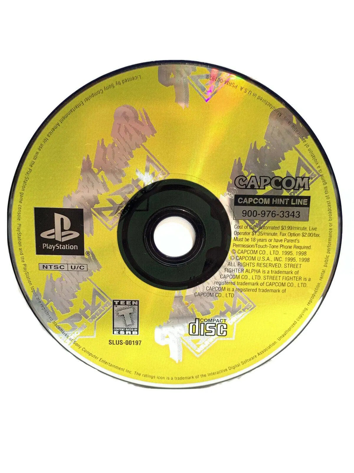 Street Fighter Alpha PlayStation 1 - Used/ Loose King Gaming