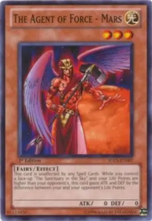 The Agent Of Force - Mars - Common - Yu-Gi-Oh King Gaming