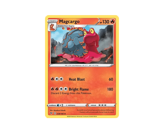 Magcargo - 028/185 - NM Uncommon King Gaming