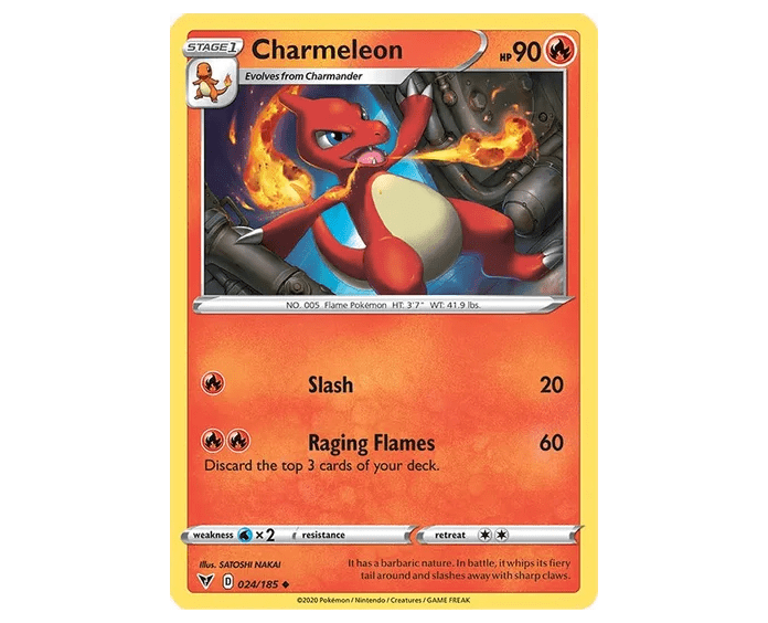 Charmeleon - 024/185 - NM Uncommon King Gaming