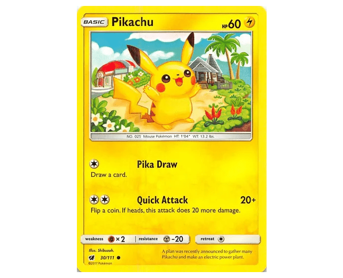 Pikachu - 30/111 - NM Common King Gaming