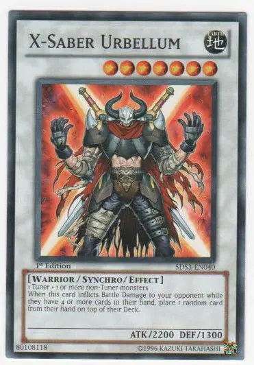 X-Saber Urbellum - Common - Yu-Gi-Oh King Gaming