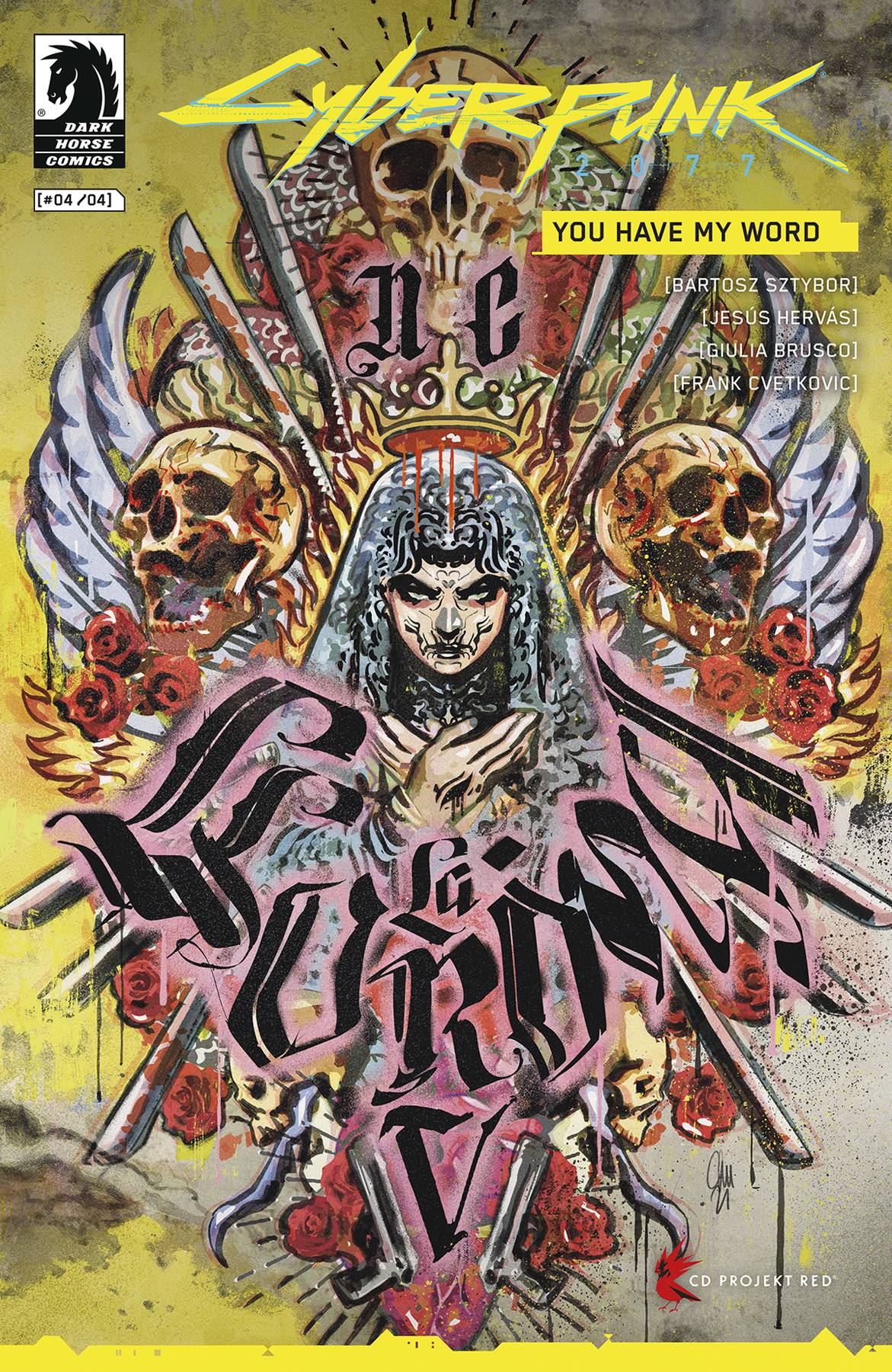 CYBERPUNK 2077 YOU HAVE MY WORD #4 (OF 4) CVR A HERVAS - King Gaming