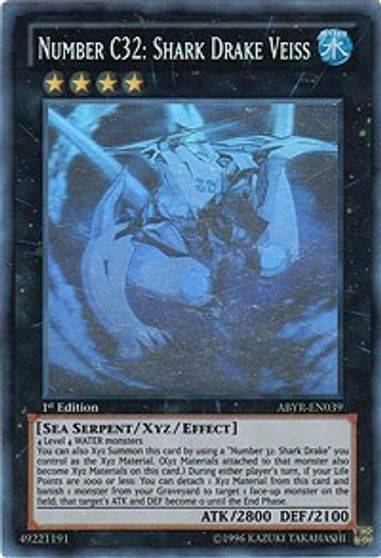 Number C32: Shark Drake Veiss - NM Ghost Rare King Gaming