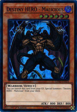 Destiny HERO - Malicious - NM Ultra Rare King Gaming