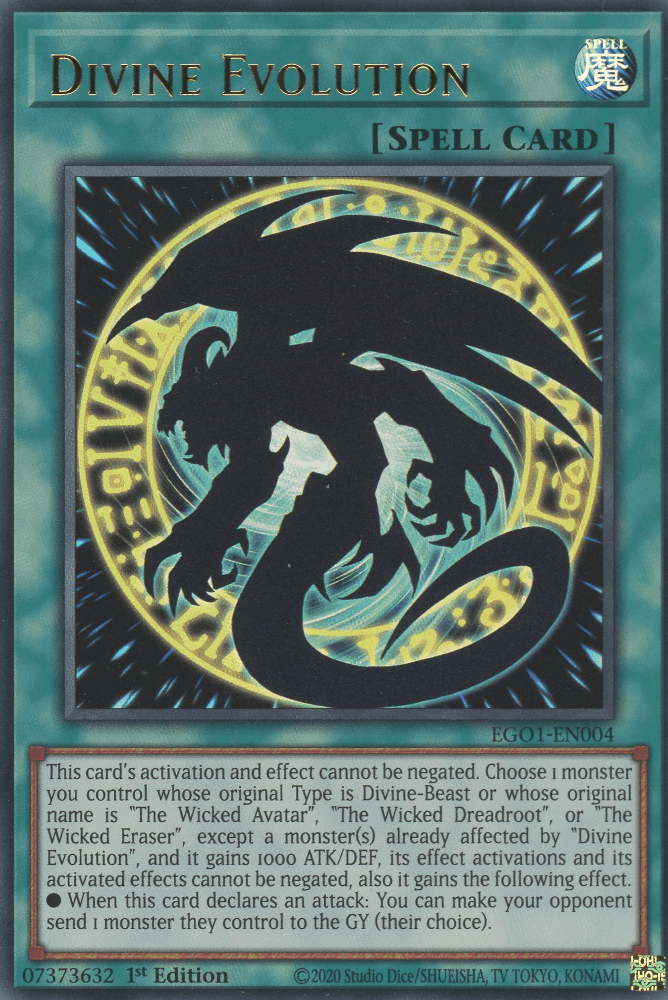 Divine Evolution - NM Ultra Rare King Gaming