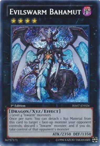 Evilswarm Bahamut - NM Secret Rare King Gaming