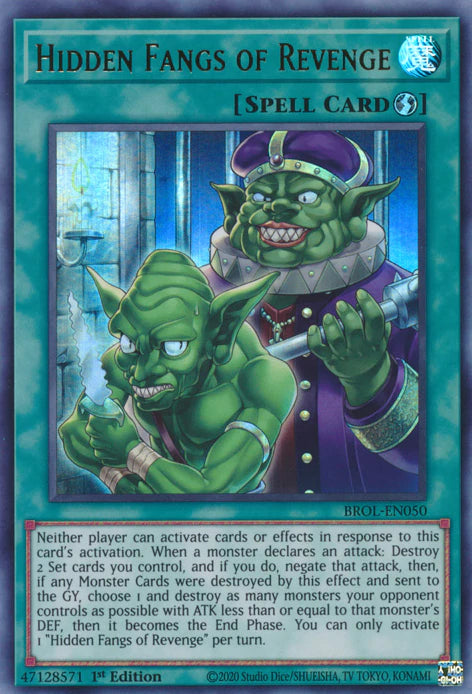 Hidden Fangs of Revenge - Ultra Rare - Yu-Gi-Oh King Gaming