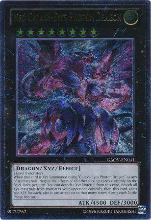 Neo Galaxy-Eyes Photon Dragon - NM Ultimate Rare King Gaming