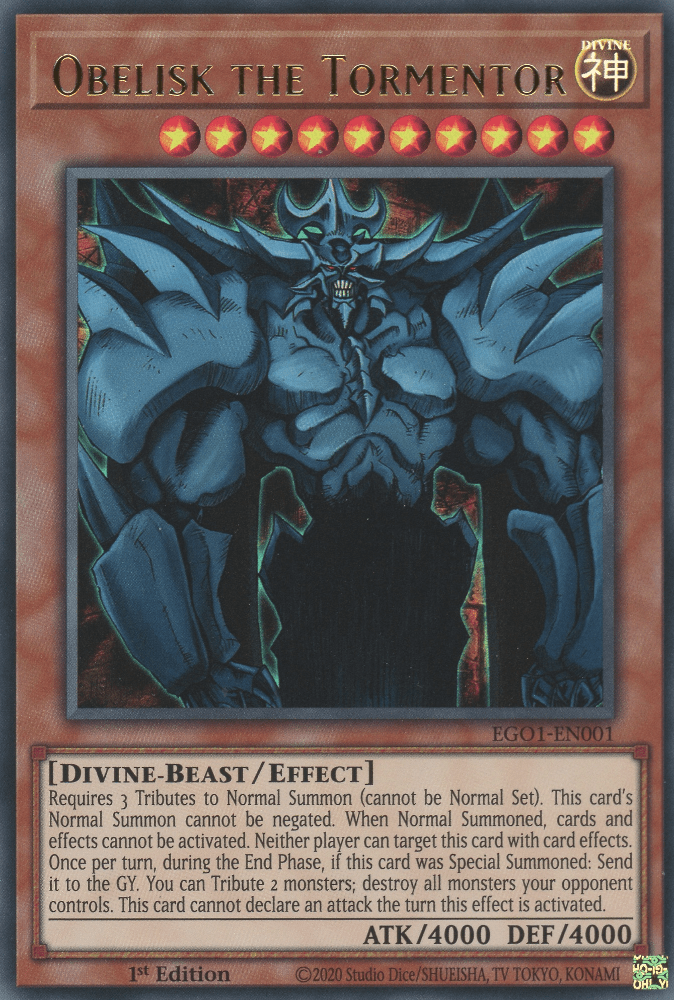 Obelisk the Tormentor - NM Ultra Rare King Gaming