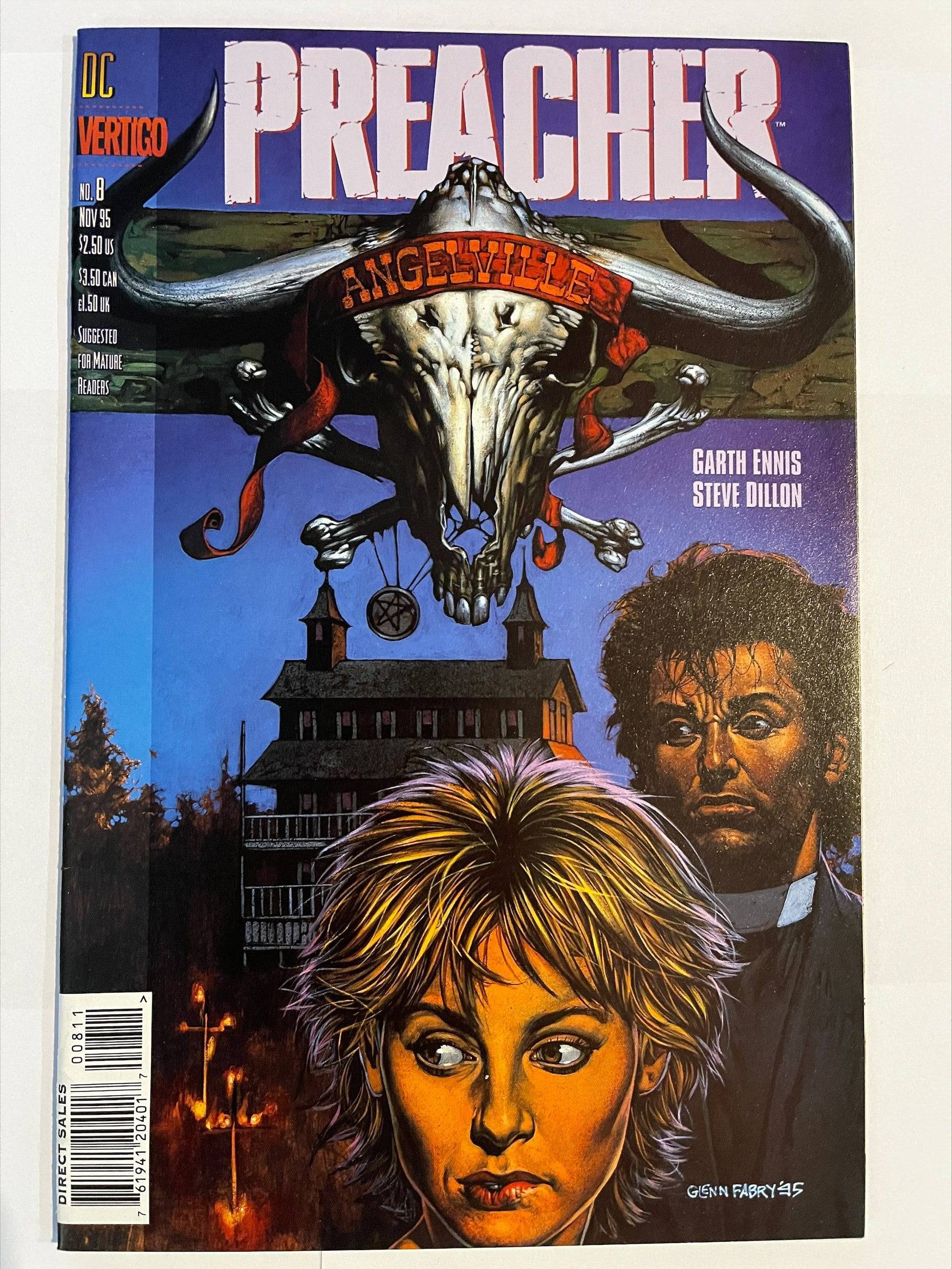 Preacher #8 (DC, November 1995) NM - Rare King Gaming