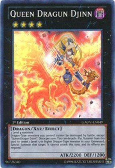 Queen Dragun Djinn - NM Super Rare King Gaming