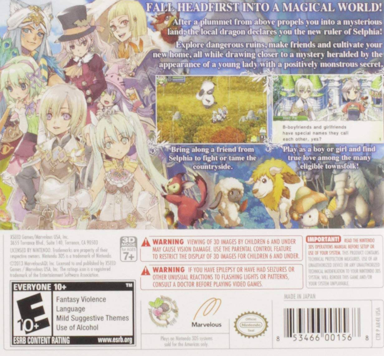 Rune Factory 4 - Nintendo 3DS King Gaming