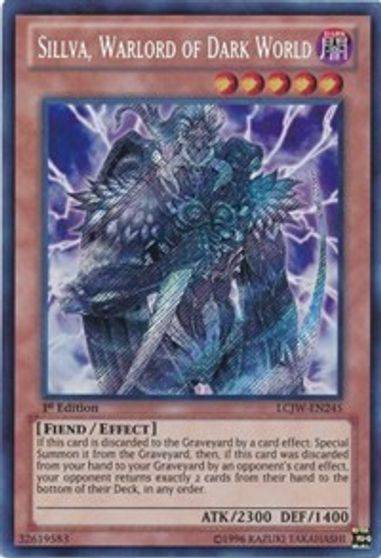 Sillva, Warlord of Dark World - NM - Secret Rare 1st Edition King Gaming