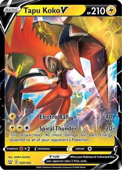 Tapu Koko V - NM - 50/163 King Gaming