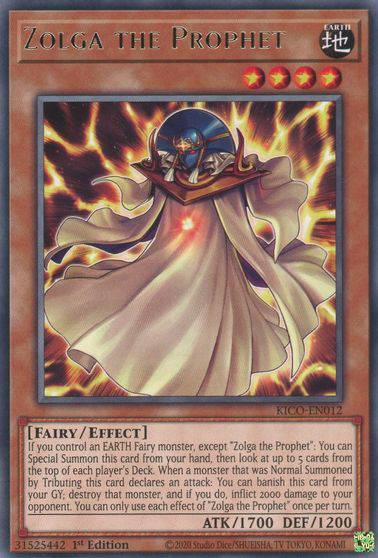 Zolga the Prophet NM Gold Rare King Gaming