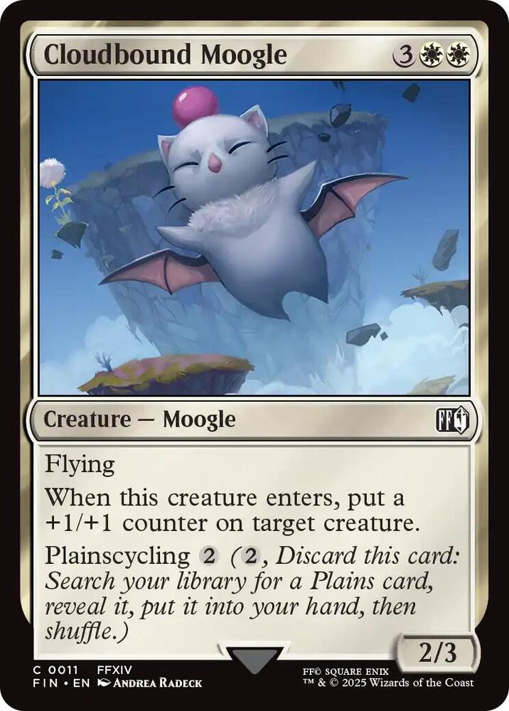 Cloudbound Moogle - FINAL FANTASY - Geeked Out Goods