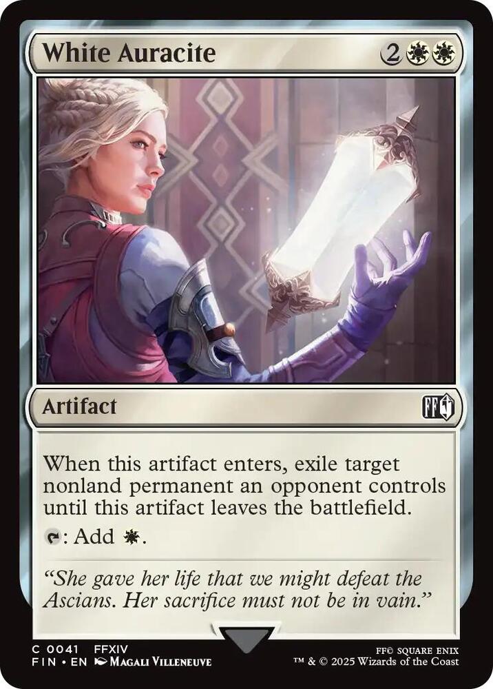 White Auracite - FINAL FANTASY