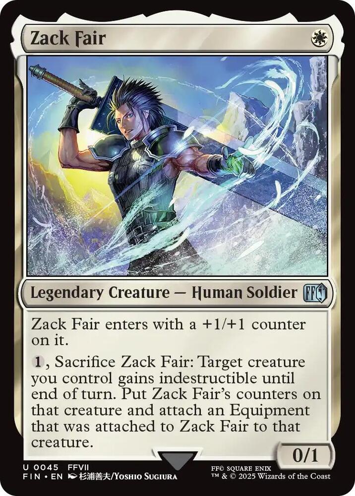 Zack Fair - FINAL FANTASY - Geeked Out Goods