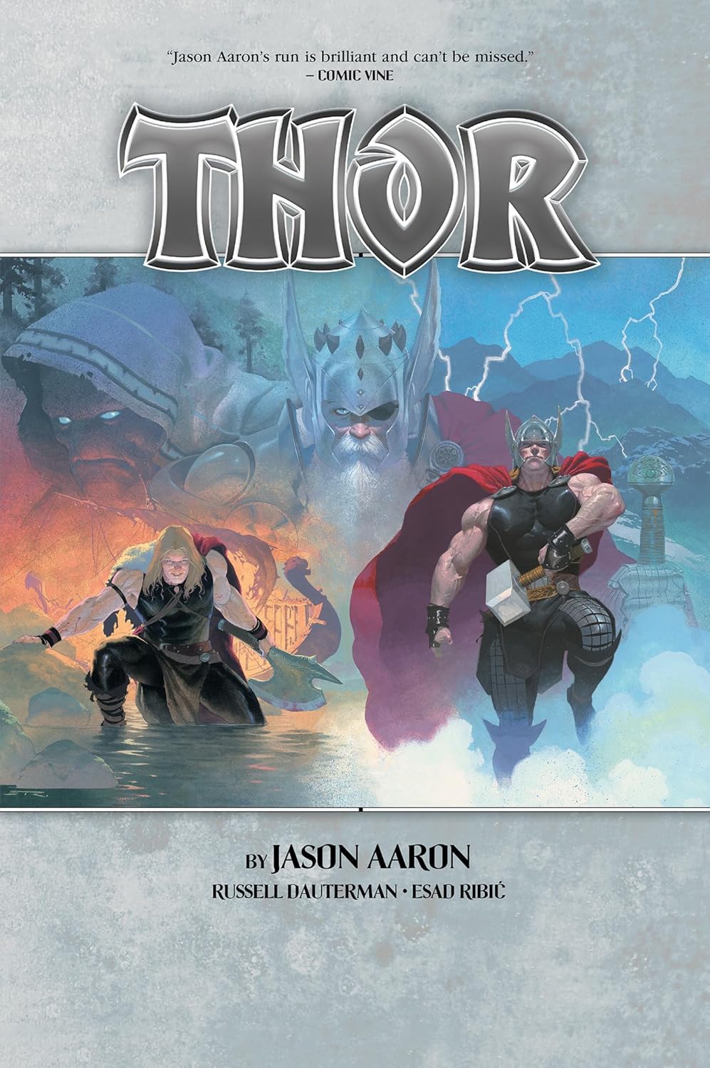 Thor By Jason Aaron Omnibus Vol. 1 Esad Ribic Cover - Geeked Out Goods