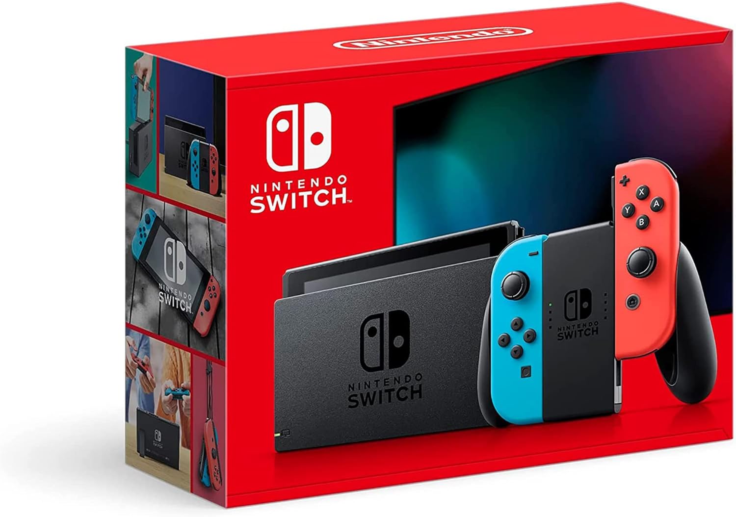Nintendo Switch™ with Neon Blue and Neon Red Joy‑Con™ - Nintendo Switch Neon Edition