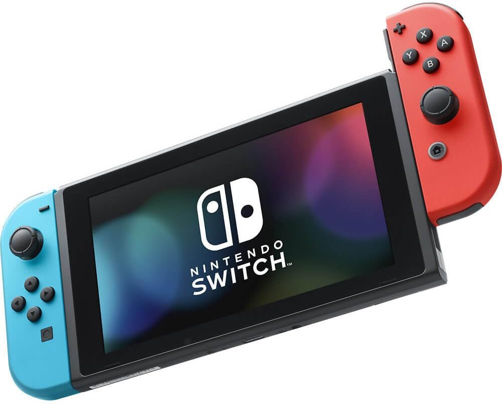 Nintendo Switch™ with Neon Blue and Neon Red Joy‑Con™ - Nintendo Switch Neon Edition
