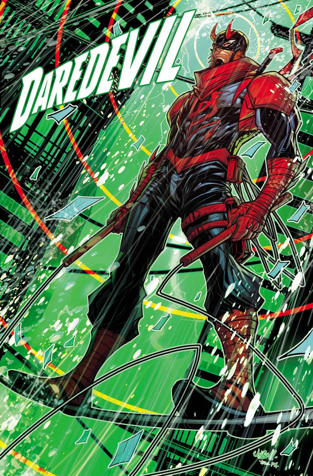 DAREDEVIL #9 JONBOY MEYERS BLACK COSTUME