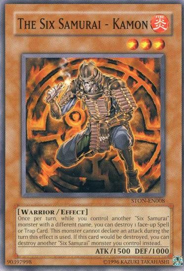 The Six Samurai - Kamon - Common - Yu-Gi-Oh King Gaming