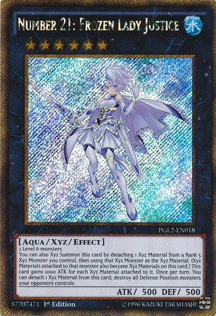 Number 21: Frozen Lady Justice - Gold Secret Rare - King Gaming 