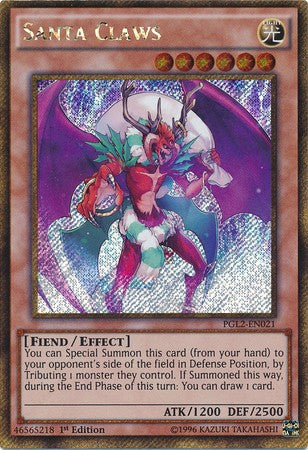 Santa Claws - Gold Secret Rare - King Gaming 