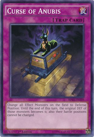 Curse of Anubis - Shatterfoil Rare - King Gaming 