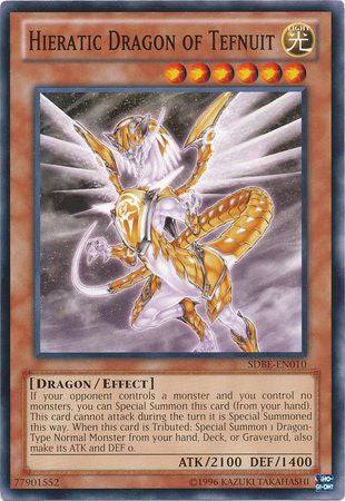 Hieratic Dragon of Tefnuit - NM Common King Gaming