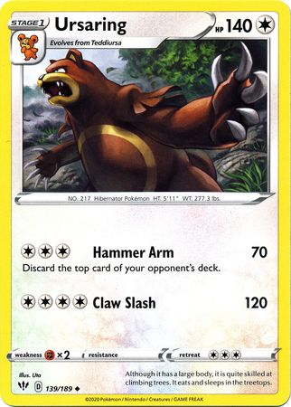 Ursaring - 139/189 - Uncommon - King Gaming 