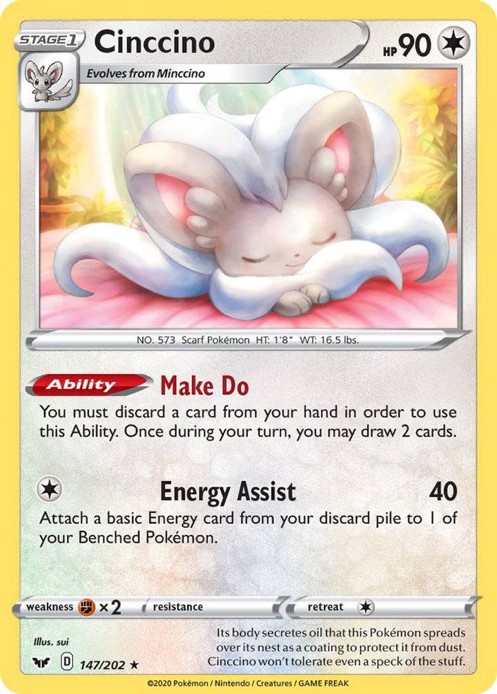 Cinccino - 147/202 - NM Rare King Gaming