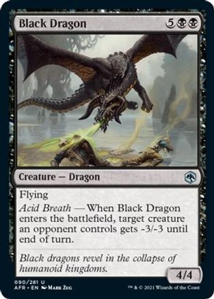 Black Dragon - #90 - Uncommon - King Gaming 