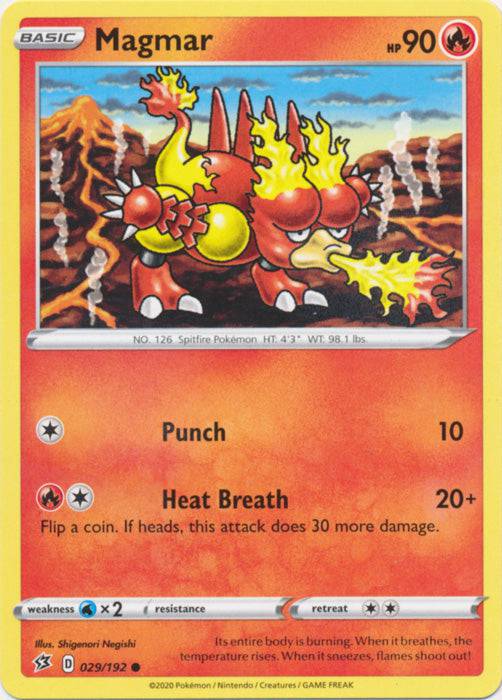 Magmar - 29/192 - NM Common King Gaming