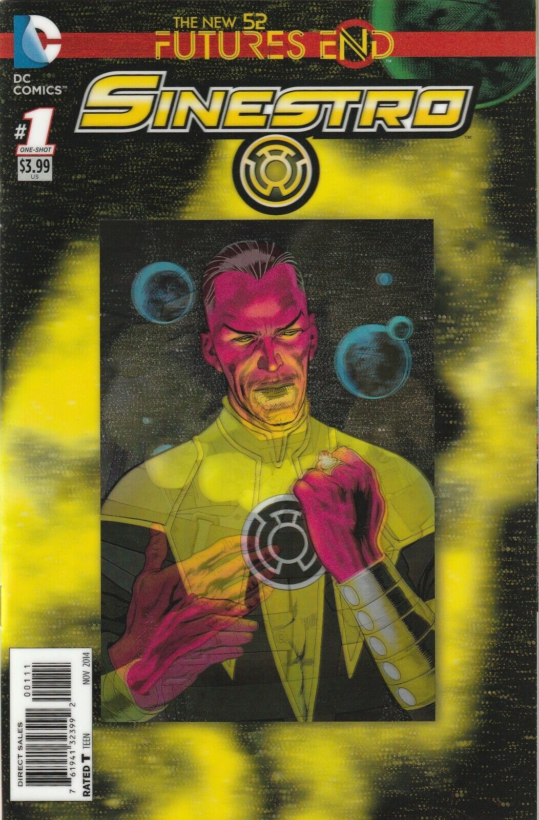 Sinestro Futures End # 1 New 52 Lenticular Cover  DC - King Gaming 