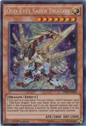Odd-Eyes Saber Dragon - Secret Rare - King Gaming 