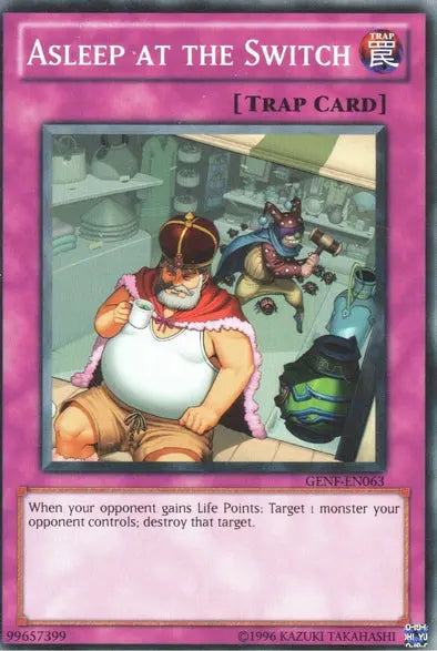 Asleep At The Switch - Common - Yu-Gi-Oh King Gaming