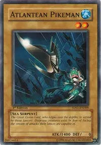 Atlantean Pikeman - Common - Yu-Gi-Oh King Gaming