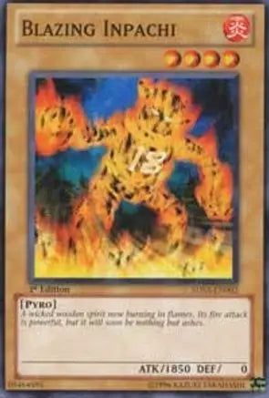 Blazing Inpachi - Common - Yu-Gi-Oh King Gaming