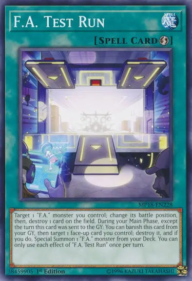 F.A. Test Run - Common - Yu-Gi-Oh King Gaming